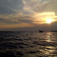 Закат над морем в Геленджике
