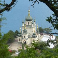Вид на Форосскую церковь