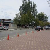 Дорога к центральному пляжу  в Анапе