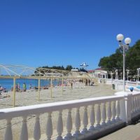 Набережная у моря в Дивноморском