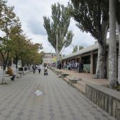 Киоски у центрального пляжа  в Анапе