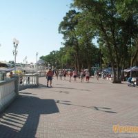 Набережная в селе Дивноморское