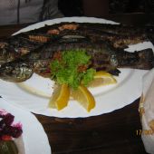 Готовый улов в Кастальской купели Кабардинки