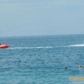 Аттракционы на море в Агое