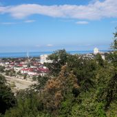 вид с дороги в аул Тхагапш