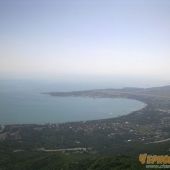 Вид на город Геленджик с высоты