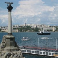 Город Севастополь - вид на море и город