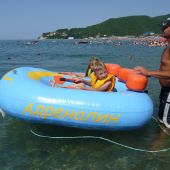 Катание на таблетке  в Архипо-Осиповке
