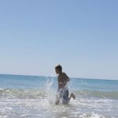 Дети и Черное море в станице Благовещенской