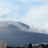 Зимние горы в Алуште