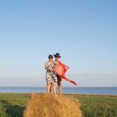 Уборка сена у лиманов в станице Благовещенской