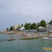 Пляж в Адлере - Чайка