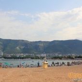 Пляж в Геленджике