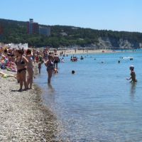 Купание в море в Дивноморском