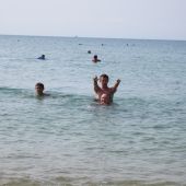 Морские купания в станице Благовещенской